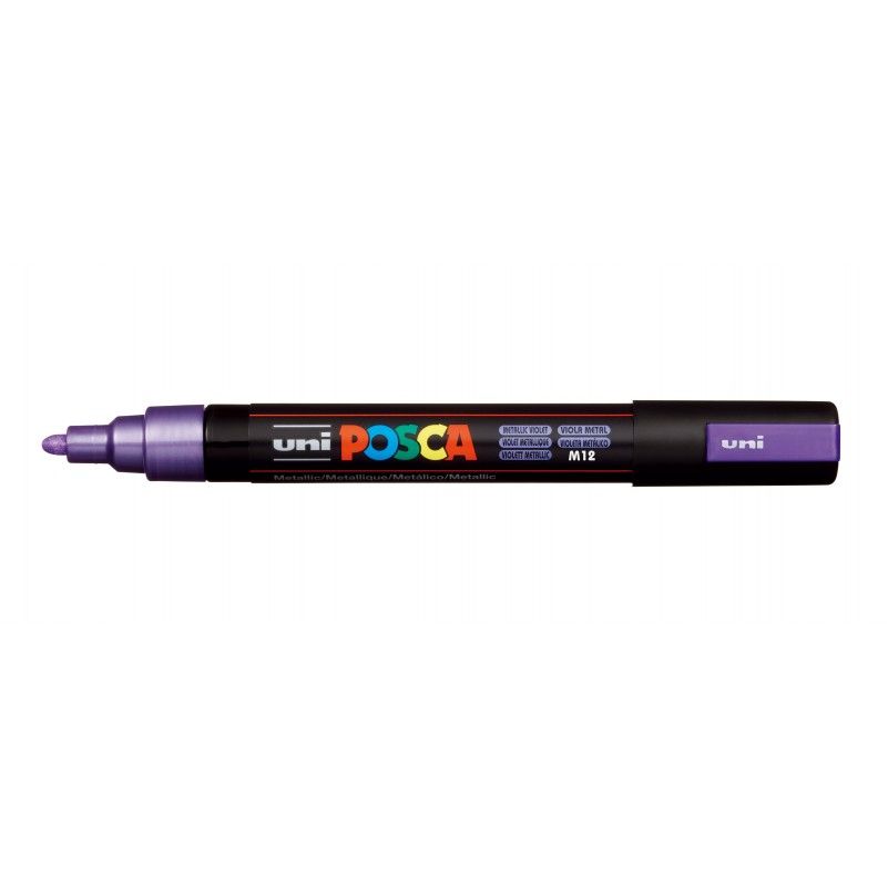 Rotulador Posca Punta Redonda Art.-Nr. PC-5M Violeta Metálico