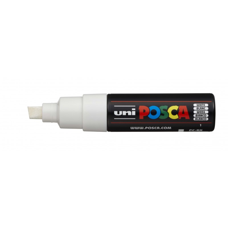 Rotulador Posca Punta Biselada Art.-Nr. PC-8K Blanco