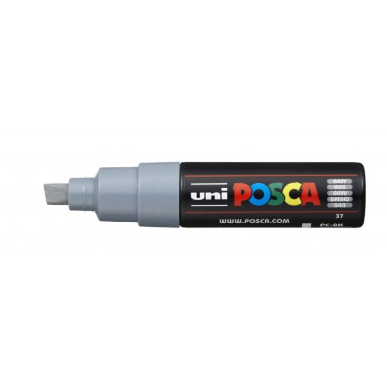 Rotulador Posca Punta Biselada Art.-Nr. PC-8K Gris