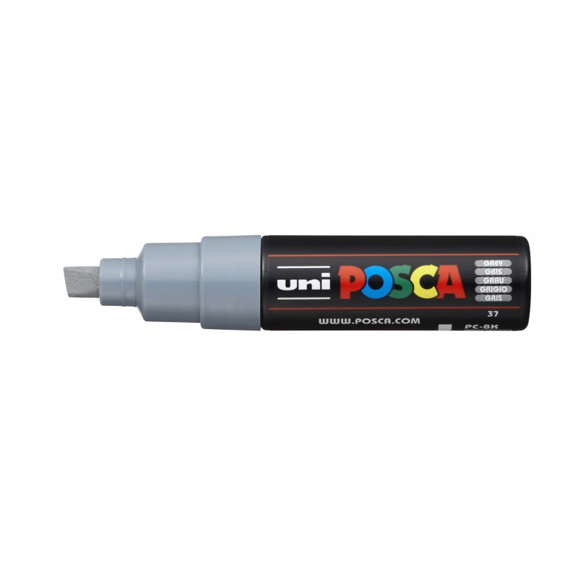 Rotulador Posca Punta Biselada Art.-Nr. PC-8K Gris