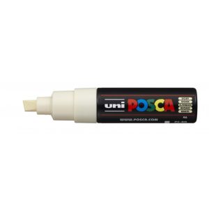 Rotulador Posca Punta Biselada Art.-Nr. PC-8K Marfil