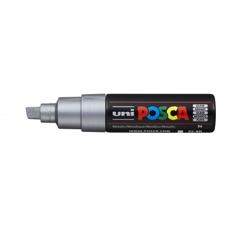 Rotulador Posca Punta Biselada Art.-Nr. PC-8K Plata