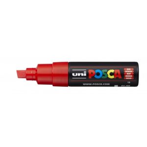 Rotulador Posca Punta Biselada Art.-Nr. PC-8K Rojo