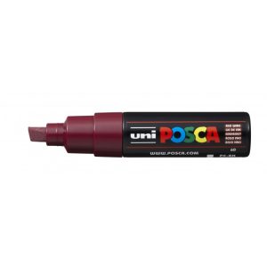 Rotulador Posca Punta Biselada Art.-Nr. PC-8K Rojo Vino