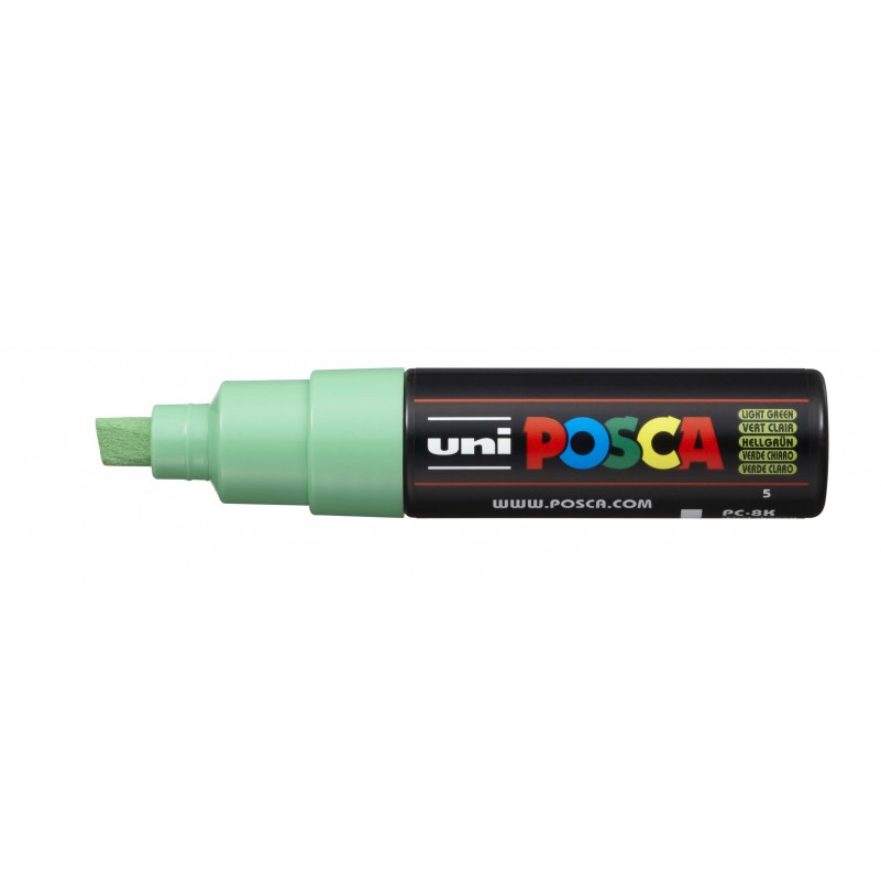 Rotulador Posca Punta Biselada Art.-Nr. PC-8K Verde Claro