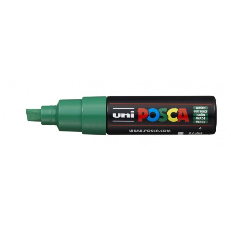 Rotulador Posca Punta Biselada Art.-Nr. PC-8K Verde