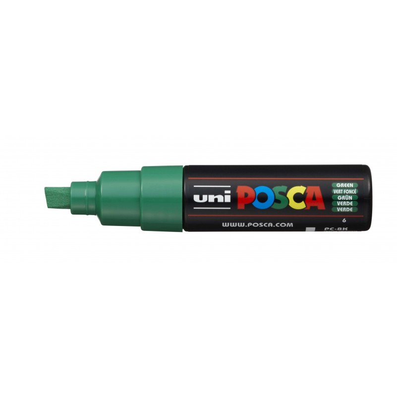 Rotulador Posca Punta Biselada Art.-Nr. PC-8K Verde