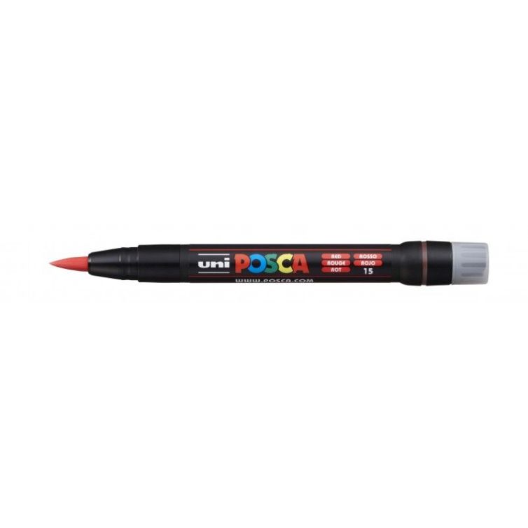 Rotulador Posca Brush Rojo Art.-Nr. PCF-350 Rojo