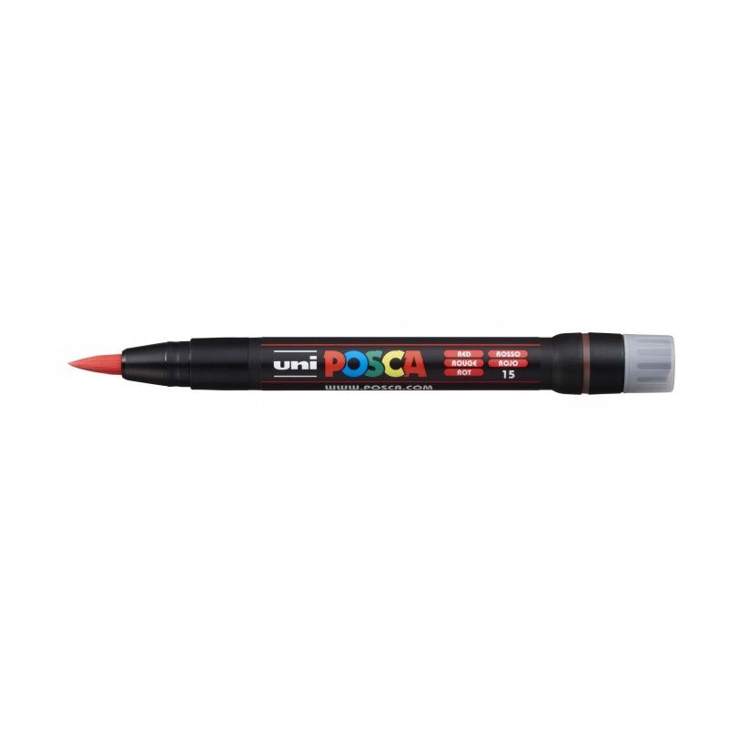Rotulador Posca Brush Rojo Art.-Nr. PCF-350 Rojo