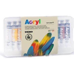 Estuche Acrílico 12 colores Art.-Nr. 407TA12PP