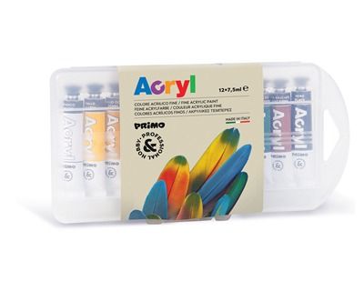 Estuche Acrílico 12 colores Art.-Nr. 407TA12PP
