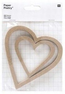 Corazones MDF