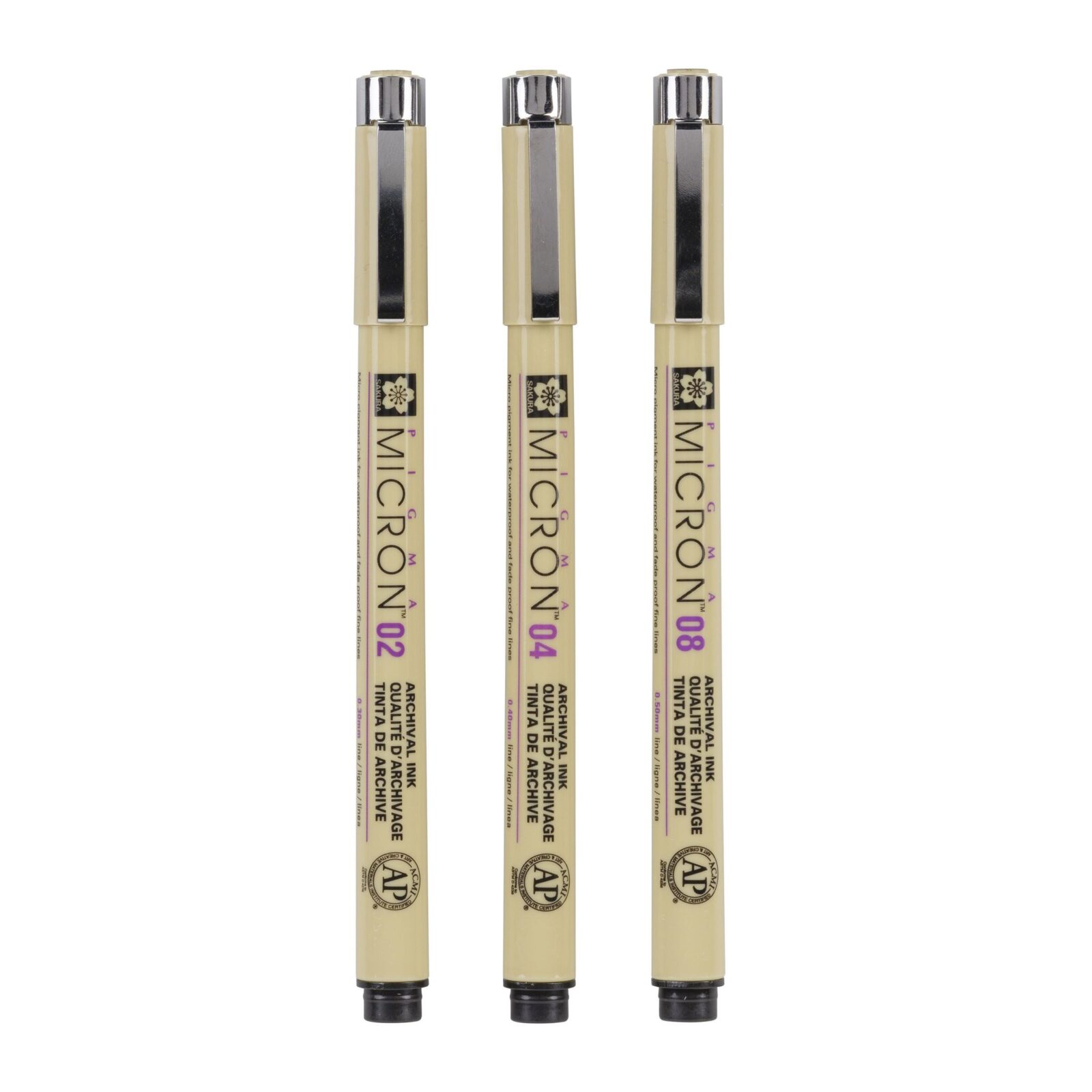 Estuche Micron 3 Fineliners Sakura Art.-Nr. XSDK-3