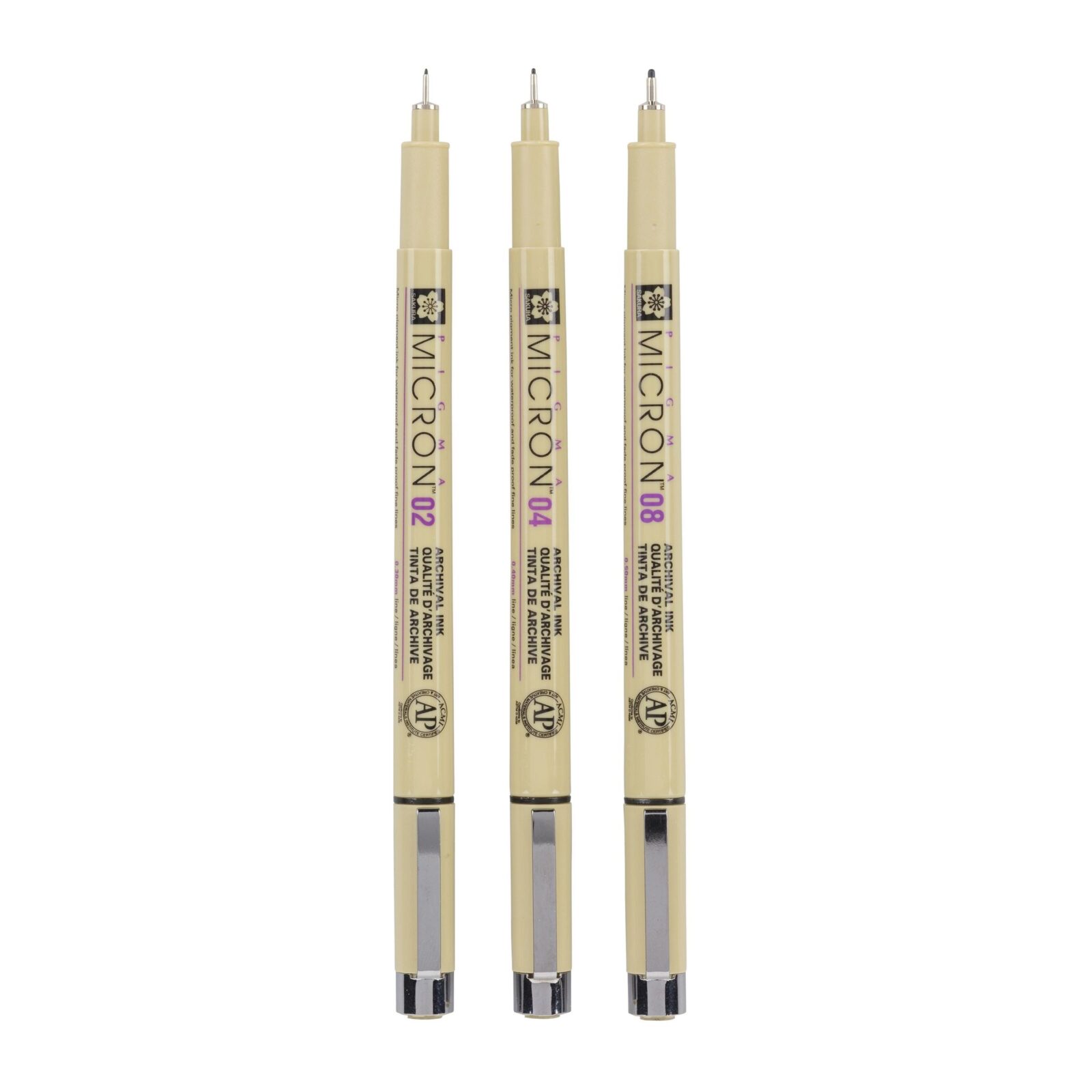 Estuche Micron 3 Fineliners Sakura Art.-Nr. XSDK-3