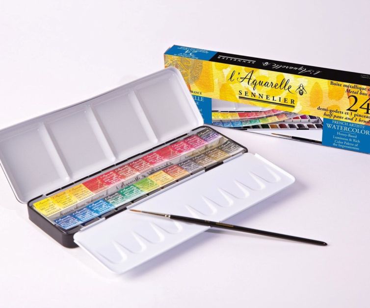 Caja Acuarela 24 Colores Sennelier Art.-Nr. N131606