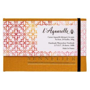 Bloc Acuarela Apaisado Sennelier 9×14 cm 300 gr