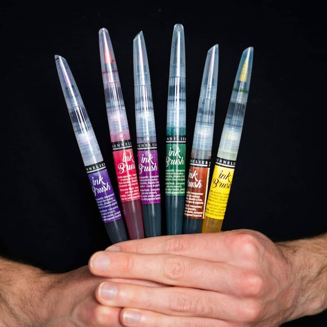 Set 6 Pinceles de Tinta Iridisada Art.-Nr. P131697.02