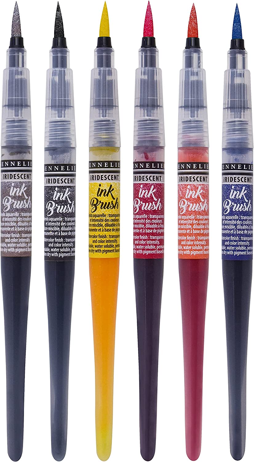 Set 6 Pinceles de Tinta Iridisada Art.-Nr. P131697.02
