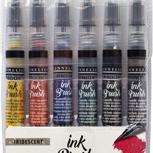 Set 6 Pinceles de Tinta Iridisada Art.-Nr. P131697.02