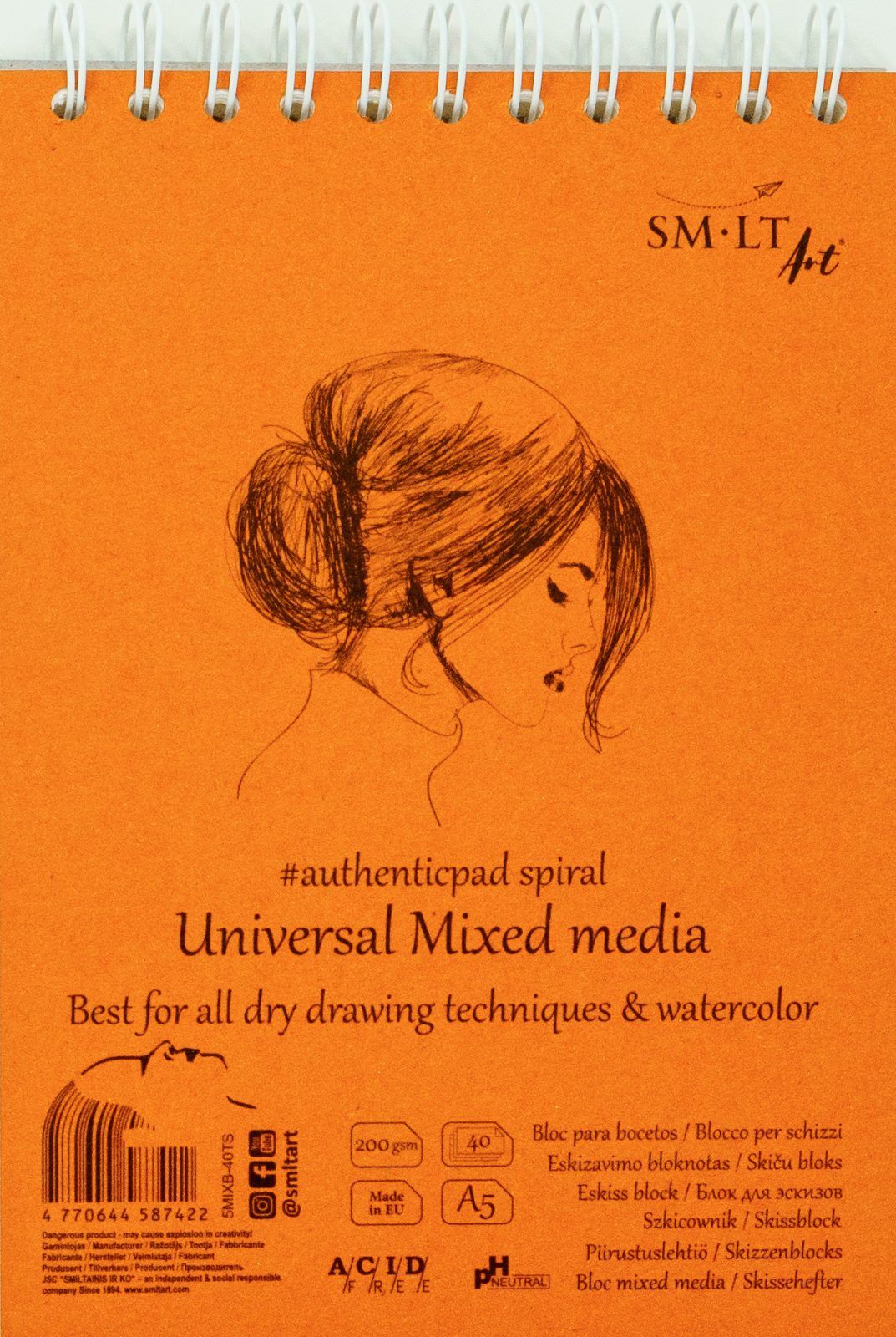 Bloc Universal Mix Media A5 Art.-Nr. 5MIXB-40TS