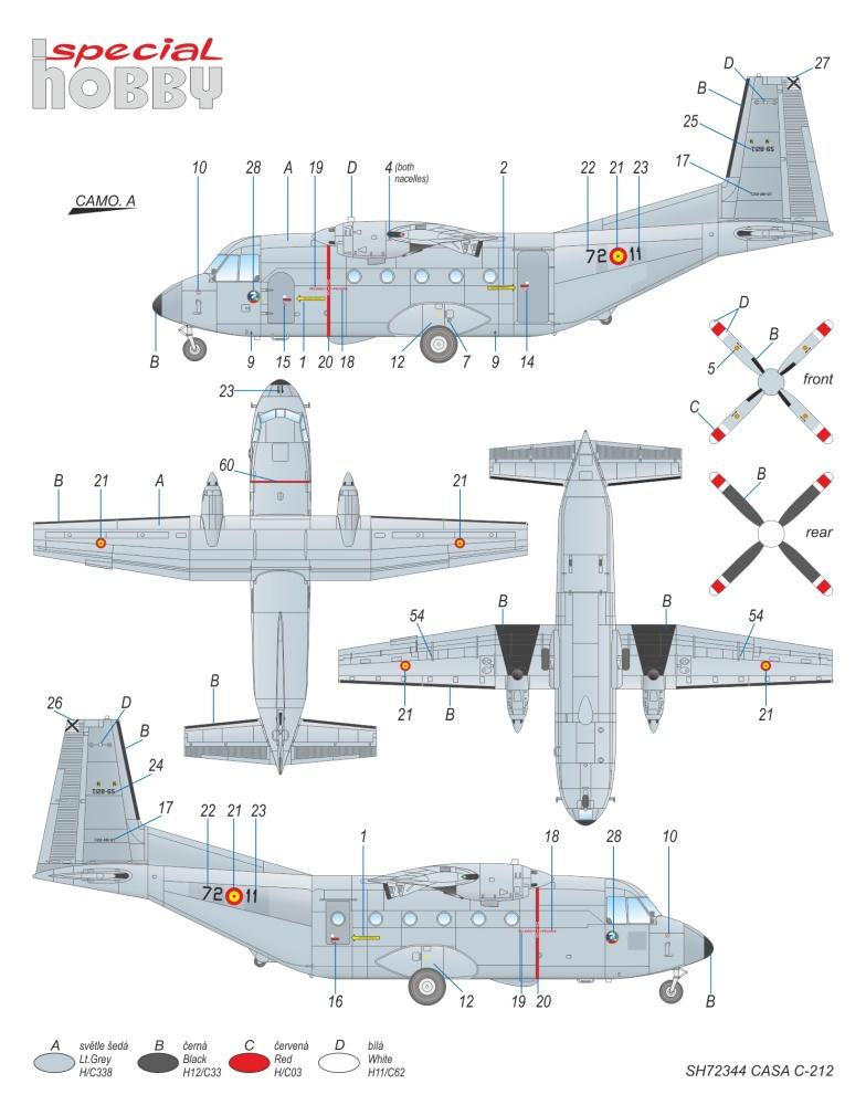 1:72 CASA C-212-100 Art.-Nr. SH 72344