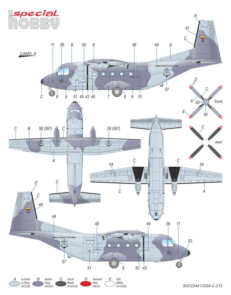 1:72 CASA C-212-100 Art.-Nr. SH 72344