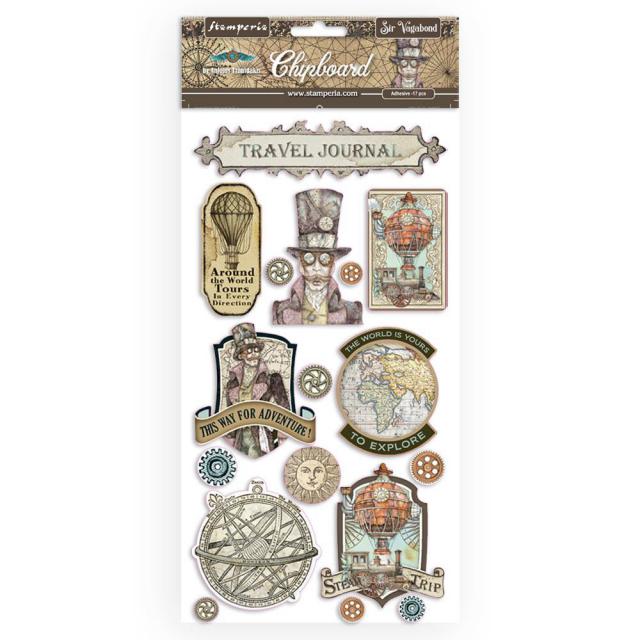Chipboard cm 15×30 – Sir Vagabond Art.-Nr. DFLCB16