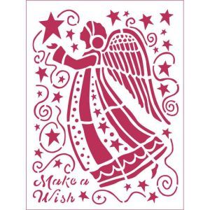 Plantilla 15 x 20 Make a wish Angel KSD305