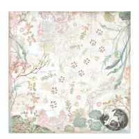 Colección «Orquídeas y Gatos» 30 x 30 Art.-Nr. SBBL81
