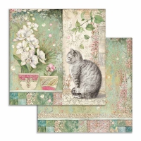 Colección «Orquídeas y Gatos» 30 x 30 Art.-Nr. SBBL81