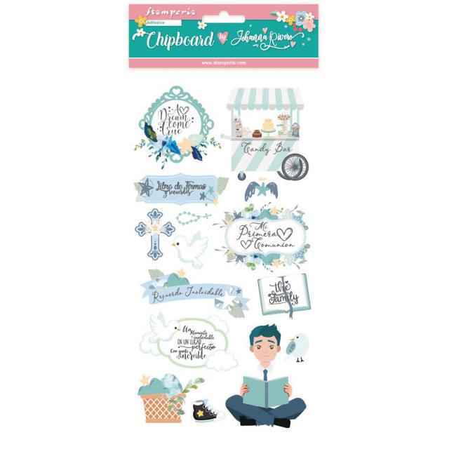 Chipboard cm. 15×30 – Mi primera Ilusión Niño