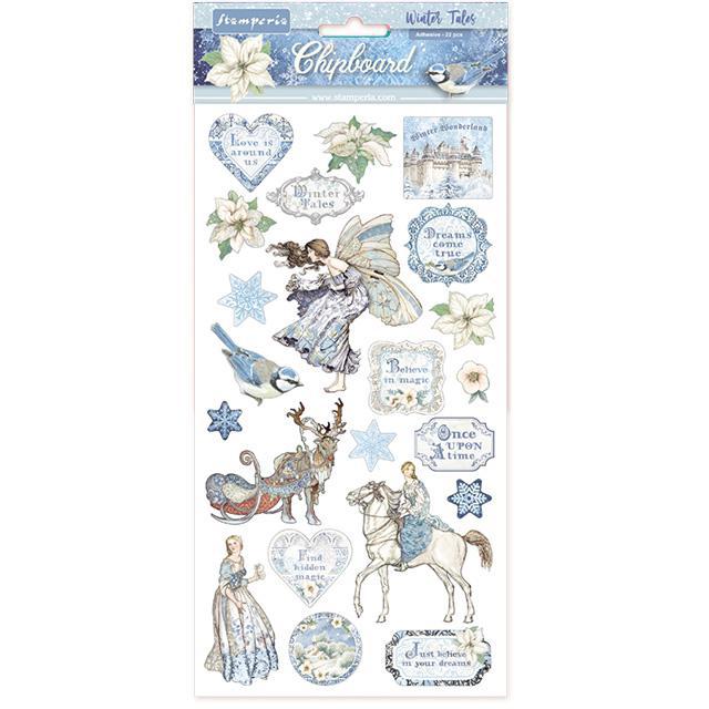 Chipboard cm. 15×30 – Winter Tales