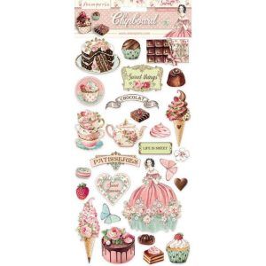 Chipboard cm. 15x30 - Sweety