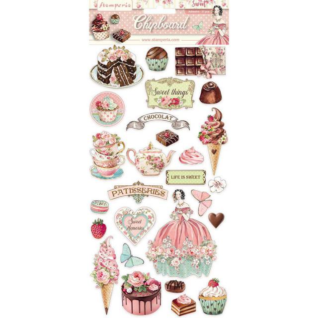 Chipboard cm. 15×30 – Sweety