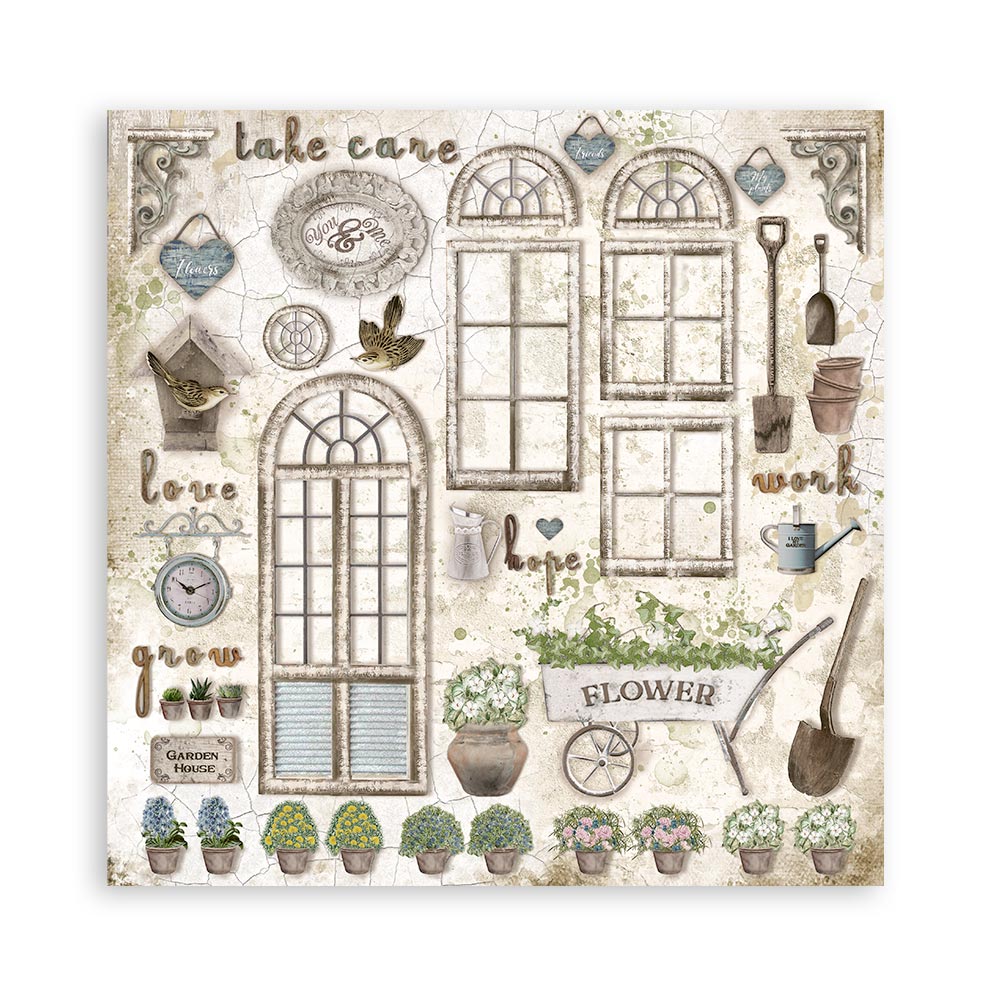 Colección «Romantic – Garden House» 30 x 30 Art.-Nr. SBBL102