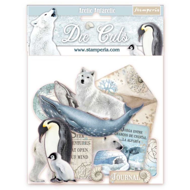 Die cuts surtido – Arctic Antarctic Art.-Nr. DFLDC19