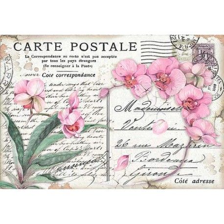Papel de Arroz 48×33 Pink Orchid