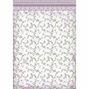 Papel de arroz A3 Flores de la Provenza