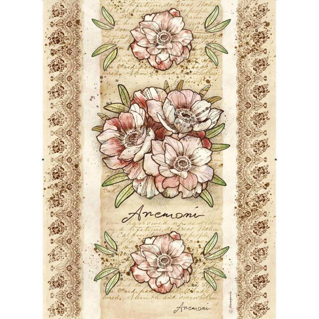Papel de arroz A3 Flowers by Donatella Anemone