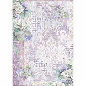 Papel de arroz A3 Hortensia Wallpaper