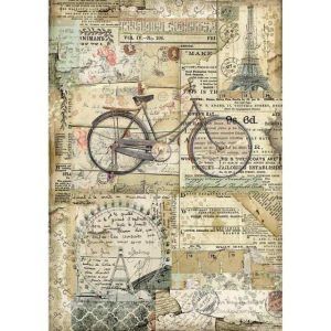 Papel de arroz A4 Bicicleta Art.-Nr. DFSA4458