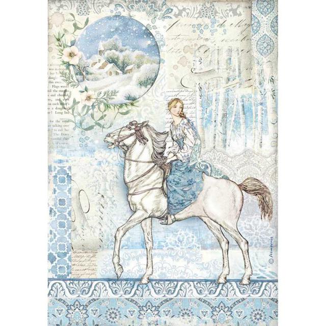 Papel de arroz A4 Caballo Art.-Nr. DFSA4492