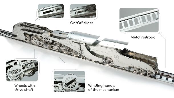 Maqueta Metálica Dazzling Steamliner Art.-Nr. T4M38017