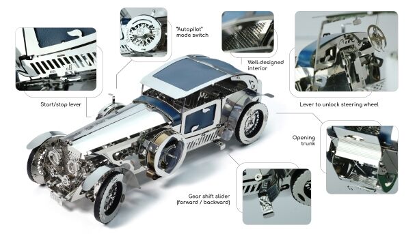 Maqueta Metálica Luxury Roadster Art.-Nr. T4M38027