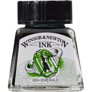 Tinta dibujo 14 ml (16) Verde Esmeralda Ftalo