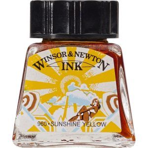Tinta dibujo 14 ml (02) Amarillo Sol