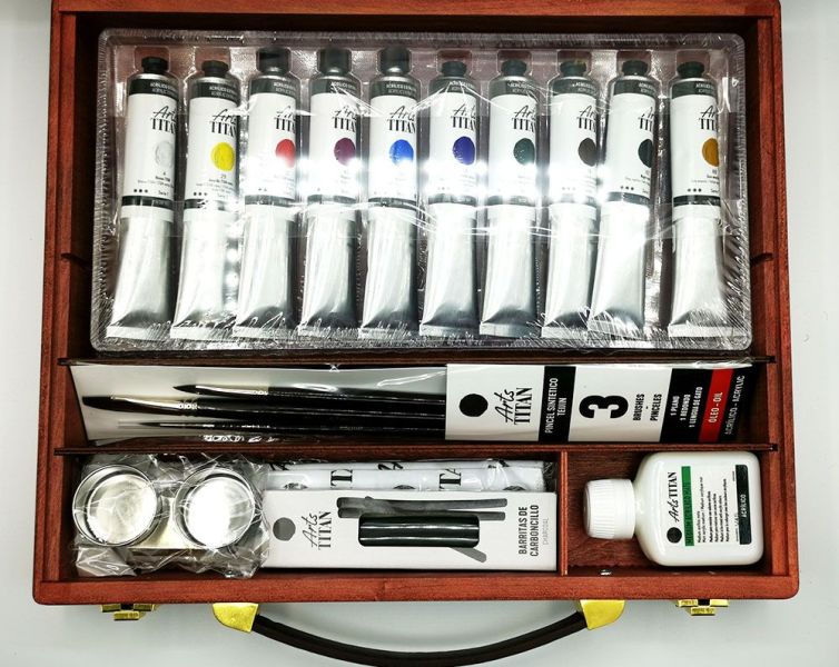Caja Maletín Acrílicos Titan 60 ml. Art.-Nr. 60-TA