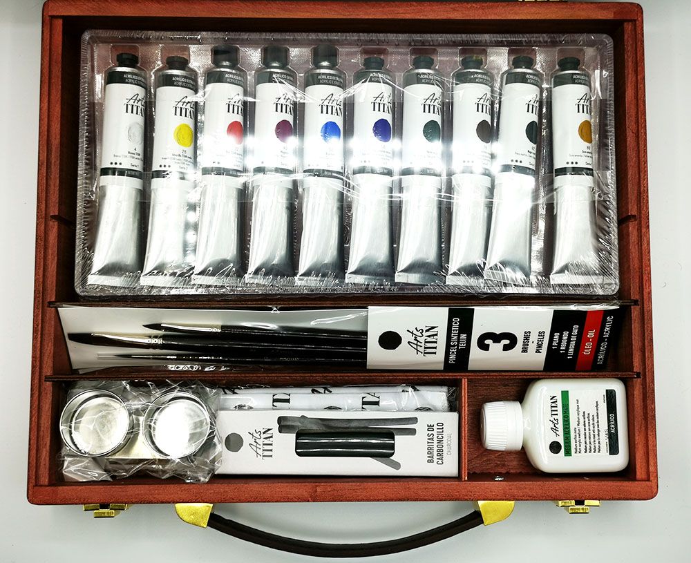 Caja Maletín Acrílicos Titan 60 ml. Art.-Nr. 60-TA