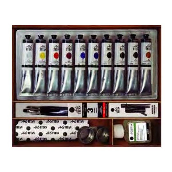 Caja Maletín Acrílicos Titan 60 ml. Art.-Nr. 60-TA