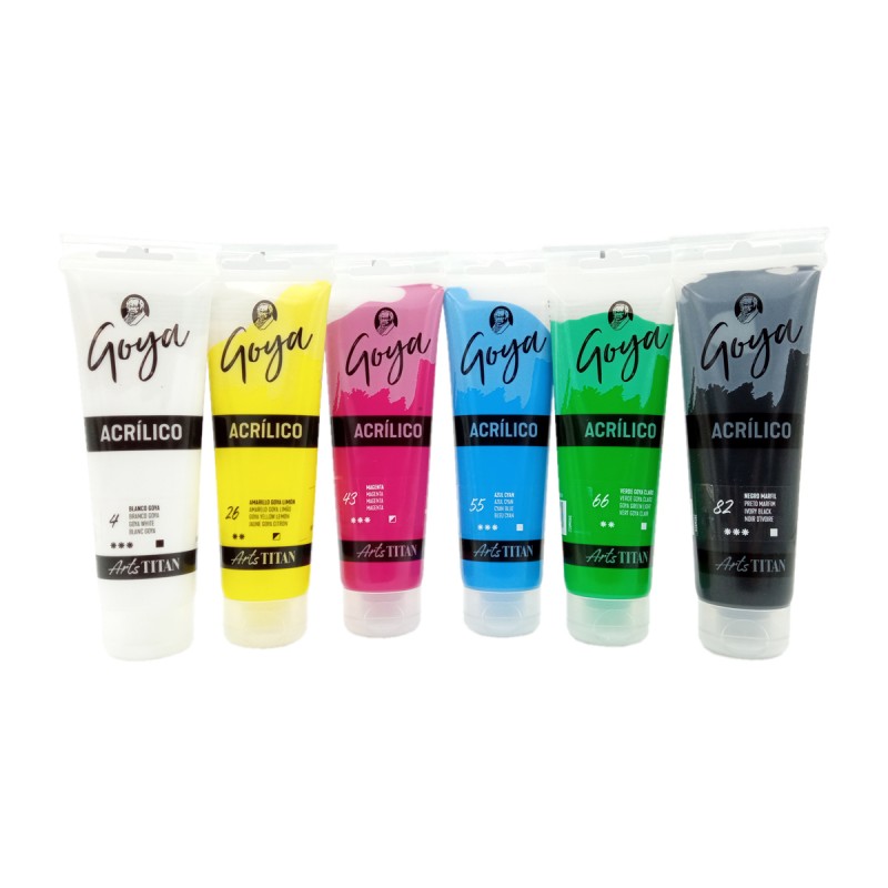 Set 6 Acrílicos Basics 125 ml. Art.-Nr. 09M820501